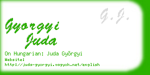gyorgyi juda business card